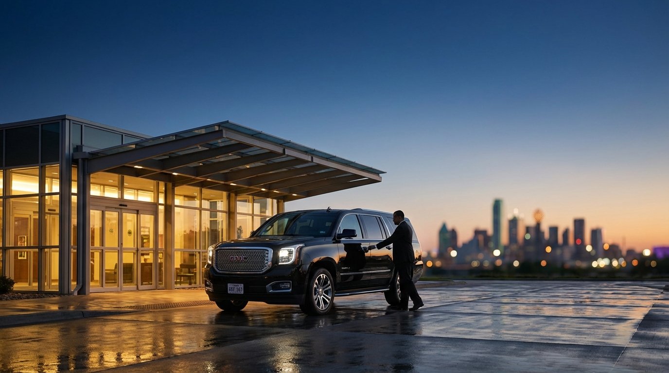 Luxury black SUV - executive transportation